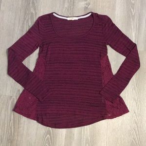 Rewind | Sheer Lace Sweater Top